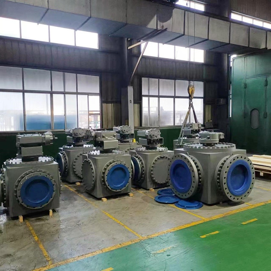 16 Inch Ball Valve, 300 LB, ASTM A105, API 6D, BB, RF, Gear