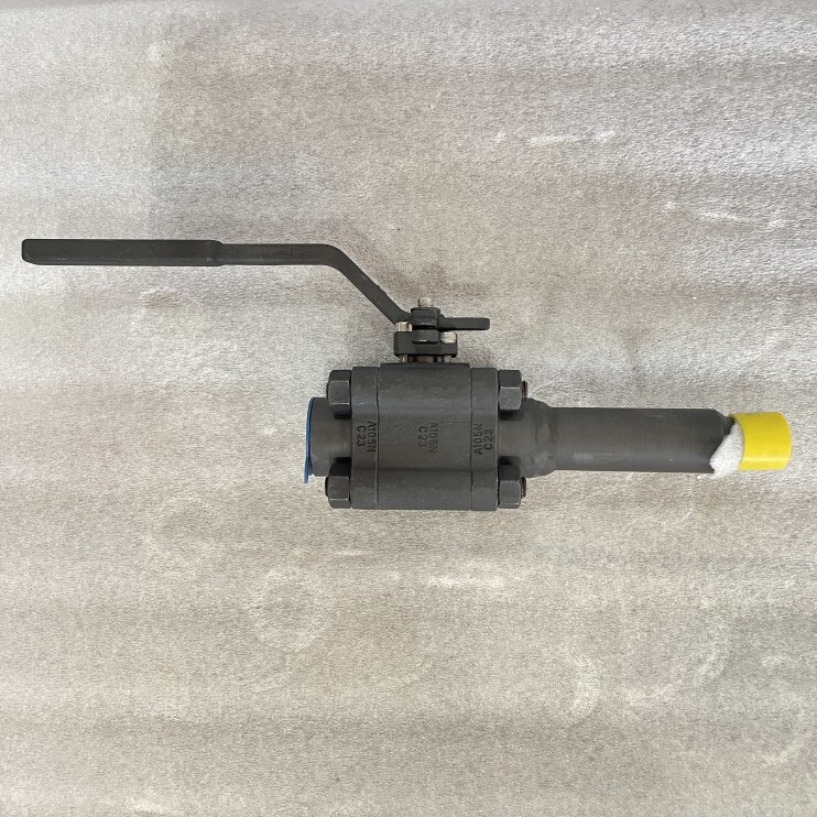 API 608 3-pieces Ball Valve, ASTM A105N, 1/2 IN, 800 LB, SW x BW
