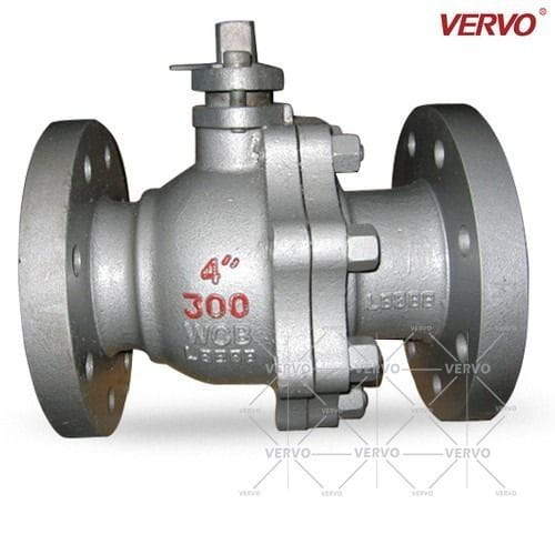 API 6D Ball Valve, 2 Piece, ASTM A216 WCB, 4 Inch, 300 LB