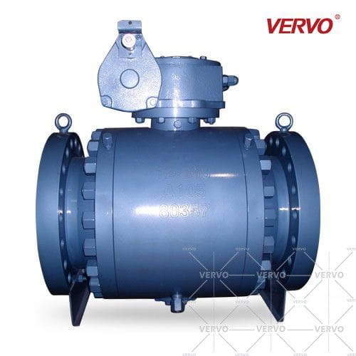 API 6D Trunnion Ball Valve, ASTM A105, 12 Inch, 600 LB, RTJ