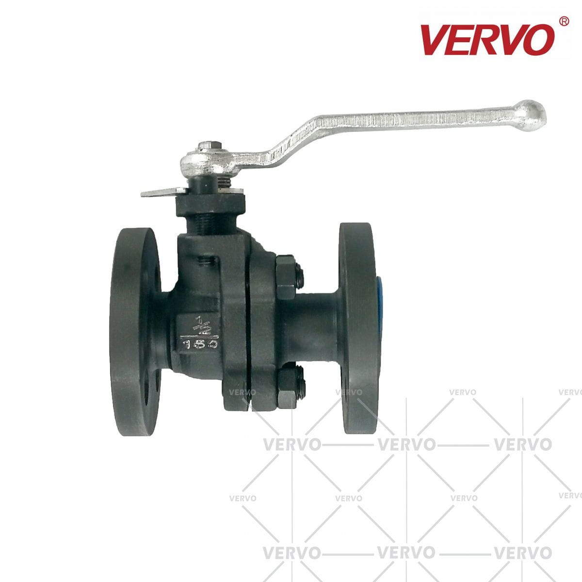 ASTM A105 Ball Valve, 1/2 Inch, 150 LB, API 608, 2 PC, RF