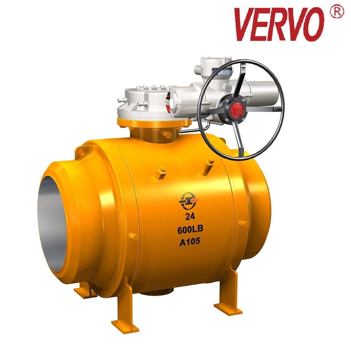 ASTM A105 Fully Welded Floating Ball Valve, 24 Inch, 600 LB