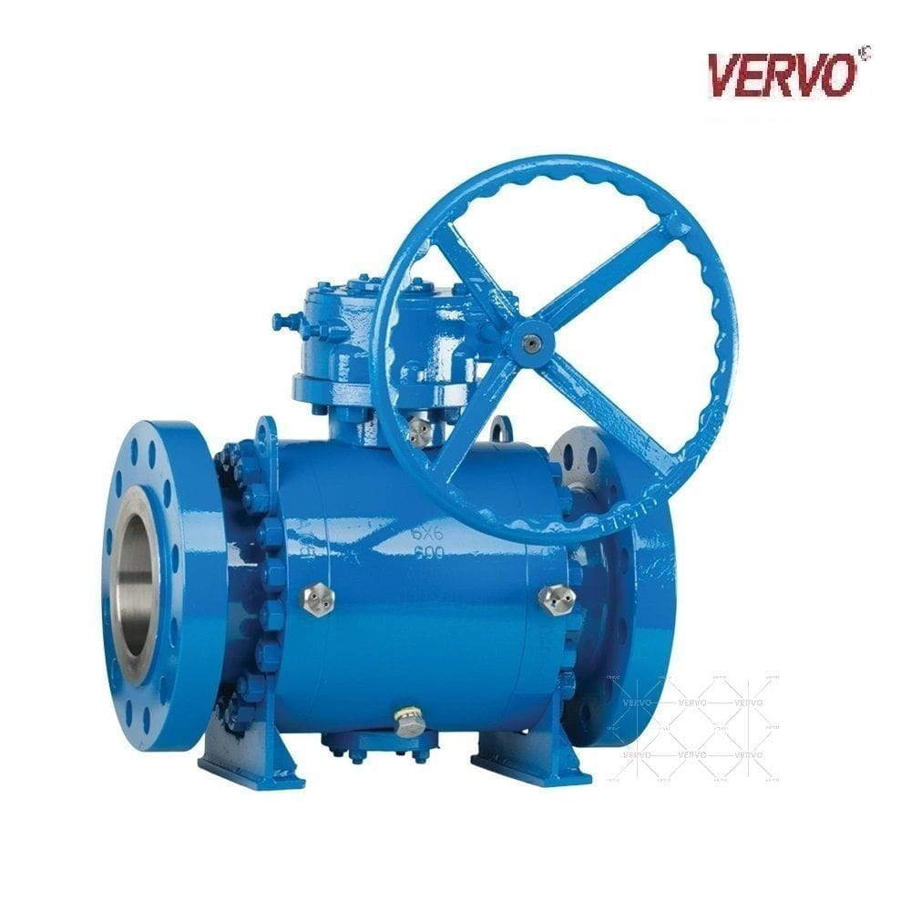 ASTM A105N Trunnion Ball Valve, 6 Inch, 600 LB, API 6D, RTJ