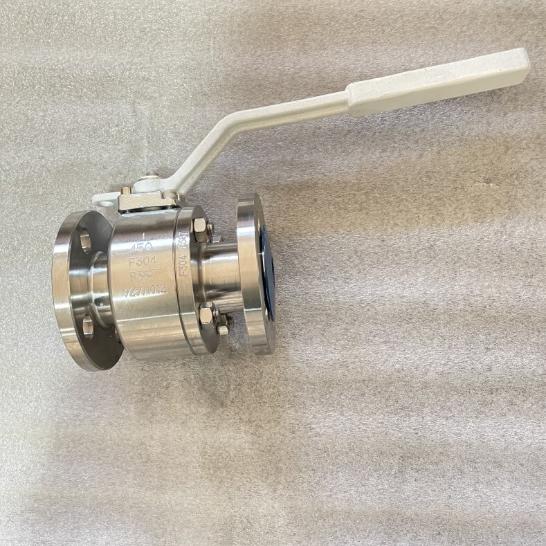 ASTM A182 F304 2-pieces Ball Valve, 1 IN, 150 LB, API 608, RF
