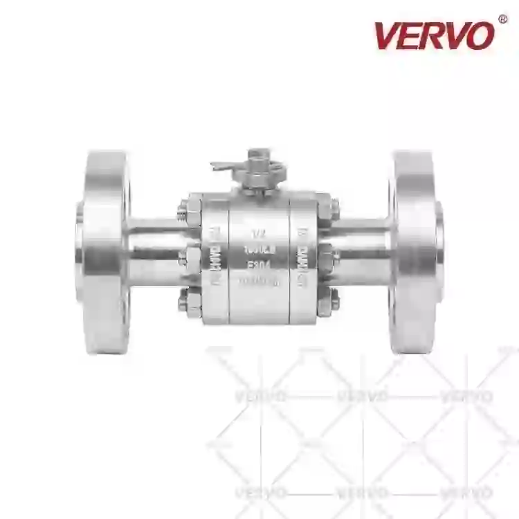 ASTM A182 F51 Floating Ball Valve, 1500 LB, 3/4 x 1/2 Inch - Vervo