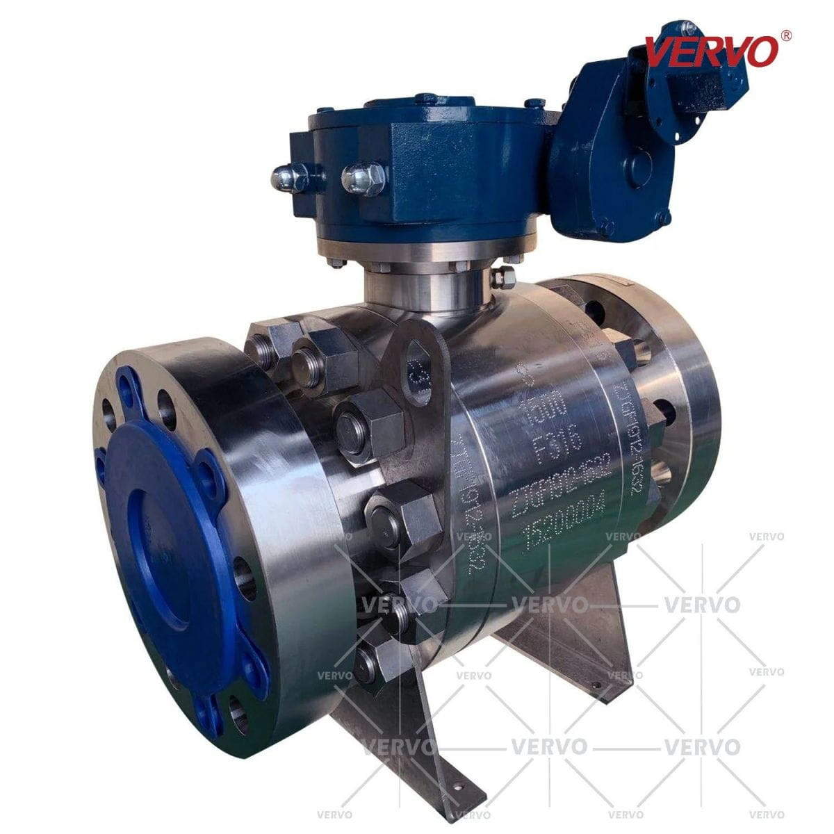 ASTM A182 F316 Trunnion Ball Valve, 8 Inch, 1500 LB, RTJ