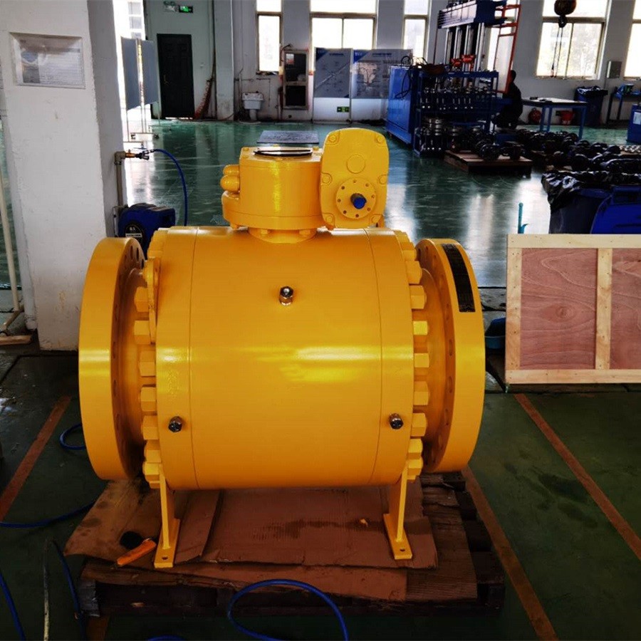 ASTM A216 WCB Ball Valve, 12 Inch, 300 LB, API 6D, PTFE Seat, RF