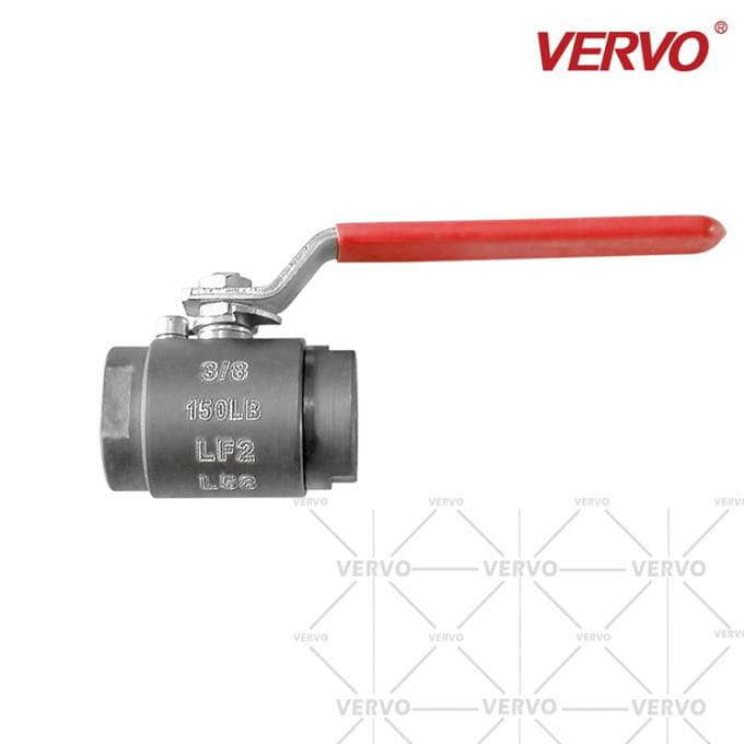 ASTM A350 LF2 Ball Valve, 2 Piece, 3/8 IN, 150 LB, API 608