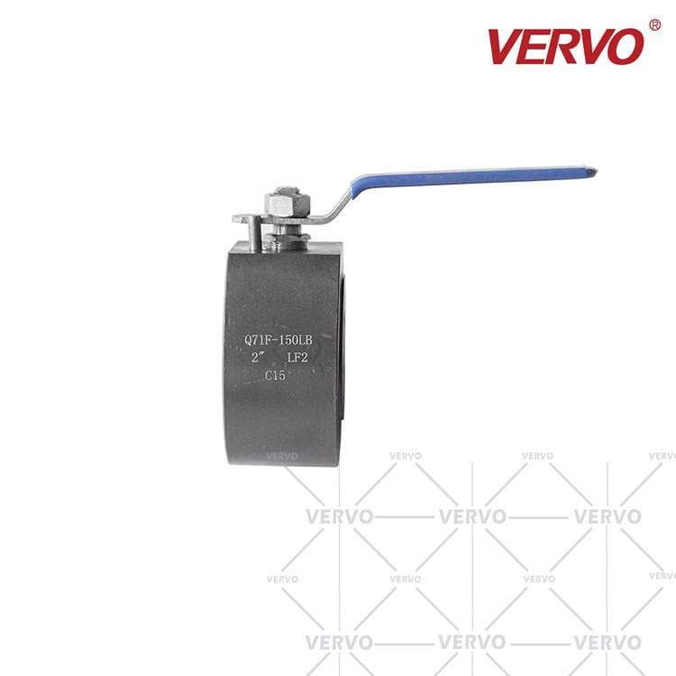 ASTM A350 LF2 Wafer Ball Valve, 2 Inch, 150 LB, API 6D, Floating