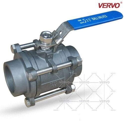 Casting Steel Ball Valve, CF8, 2-1/2 Inch, 1000 PSI, API 608