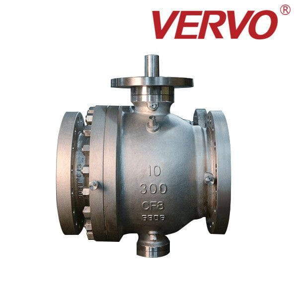 Duplex Steel Trunnion Ball Valve, 10 Inch, 300 LB, API 6D