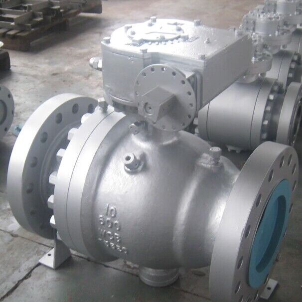 Integral Flanged Ball Valve, 10 Inch, 600 LB, WCB, API 6D, RF