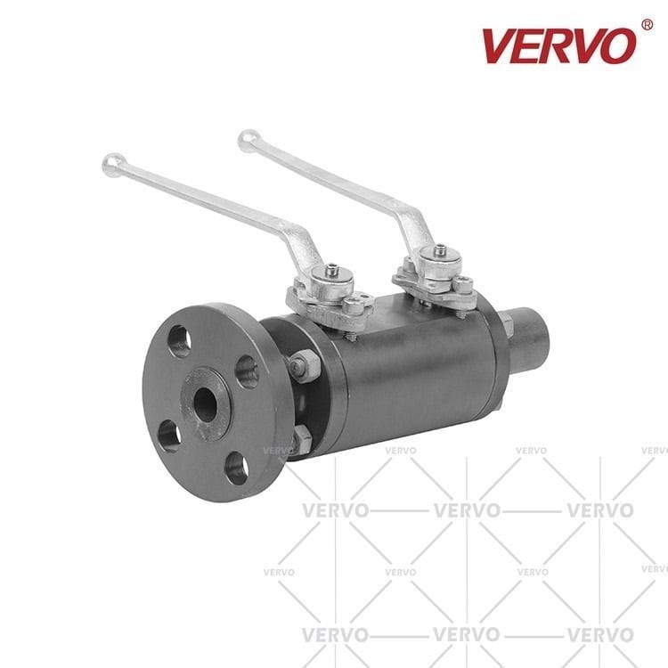 Metal Seated DBB Ball Valve, 1 Inch, 300 LB, API 608, RF