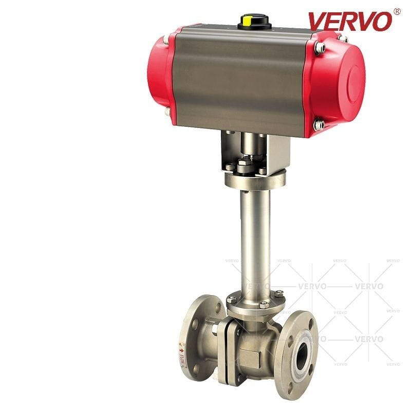 Pneumatic Actuated Cryogenic Ball Valve, API 6D, 1IN, CL300
