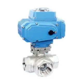 Pneumatic/Electric Tee Thread Ball Valve, 1/2-2 Inch, 1000 WOG