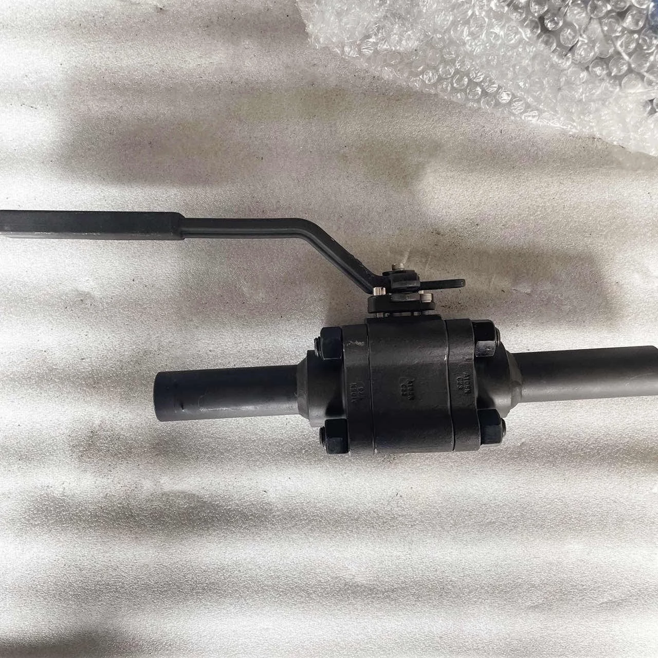 Forged Carbon Steel Ball Valve, A105N, API 608, 1IN, CL800