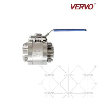 ASTM A182 F316 Ball Valve, 3 Piece, DN25, PN63, SW