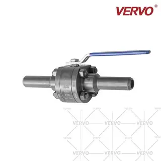 Forged Steel 3PC Ball Valve With Nipple End, 1 Inch, 800 LB