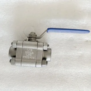 Three-piece Floating Ball Valve, API 608, LF2, 1/2 IN, CL150