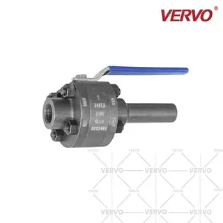 Forged Ball Valve with Nipple NPT End, A105, 1 Inch, 800 LB