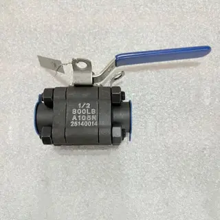 3 Piece Floating Ball Valve, API 608, A105N, 1/2 Inch, CL800