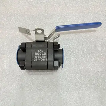 3 Piece Floating Ball Valve, API 608, A105N, 1/2 Inch, CL800
