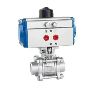 Pneumatic / Electric Three Piece Butt Welding Ball Valve