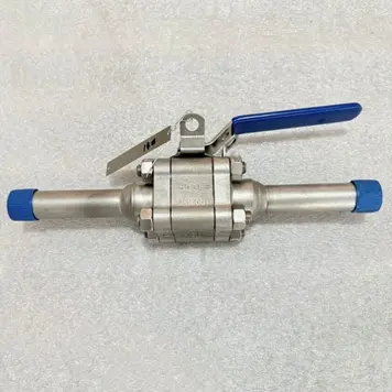 API 608 Floating Ball Valve, F316, 1/2 IN, CL800, SW+Nipples