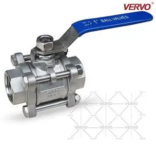 API 608 Floating Ball Valve, ASTM A351 CF8, 1 Inch, 1000 WOG