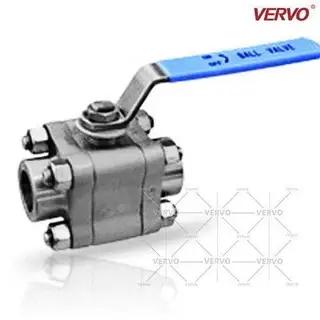 ASTM A105N Floating Ball Valve, 3 Piece, 1/2 Inch, 1500 LB