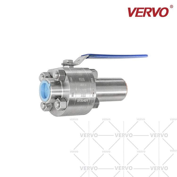Round Bar Ball Valve, A182 F304L, 1-1/2 Inch, 150 LB, SW