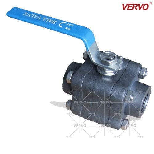 Soft Seated Ball Valve, 3PC, ASTM A105, 3/4 IN, 600 LB, NPT