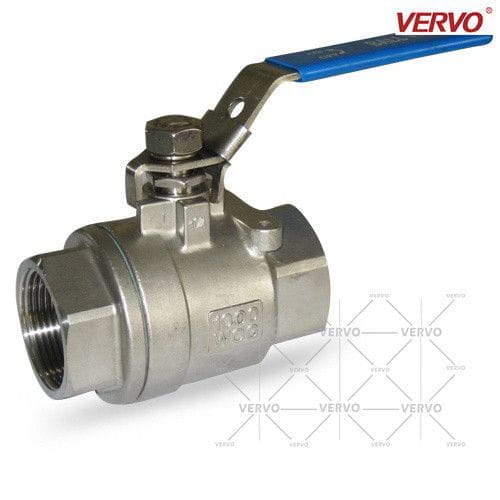 SS 316 2 Piece Floating Ball Valve, 4 Inch, 1000 WOG