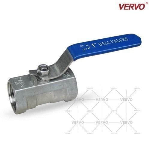 Stainless Steel Floating Ball Valve, 1 IN, 1000 PSI, API 608