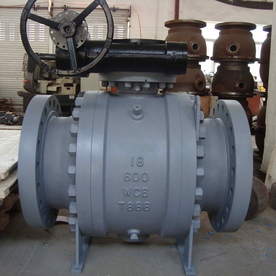 Three-pieces Ball Valve, ASTM A216 WCB, API 6D, 18 Inch, 600 LB, RF
