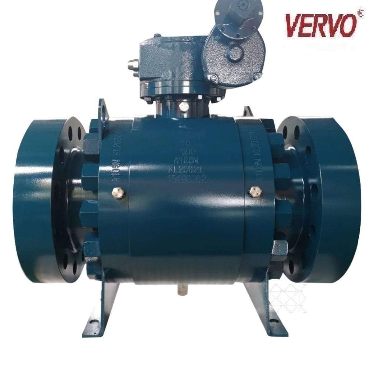 Worm Operated Trunnion Ball Valve, 10 Inch, 1500 LB, A105N