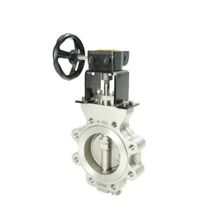 ASTM A351 CF8M Triple Butterfly Valve, 4 Inch, 150 LB, Lug