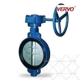 Cast Iron GG25 Worm Butterfly Valve, 4 IN, CL150, API 609