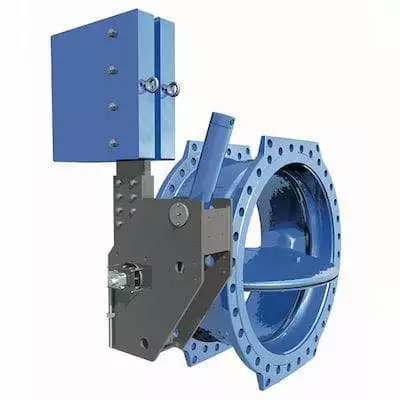 Hydraulic butterfly valves