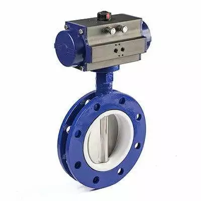 High and low-temperature butterfly valves