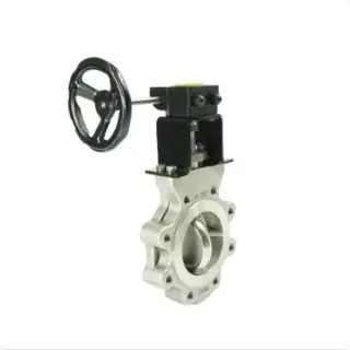 ASTM A351 CF3M Triple Butterfly Valve, 4 Inch, 150 LB, Lug