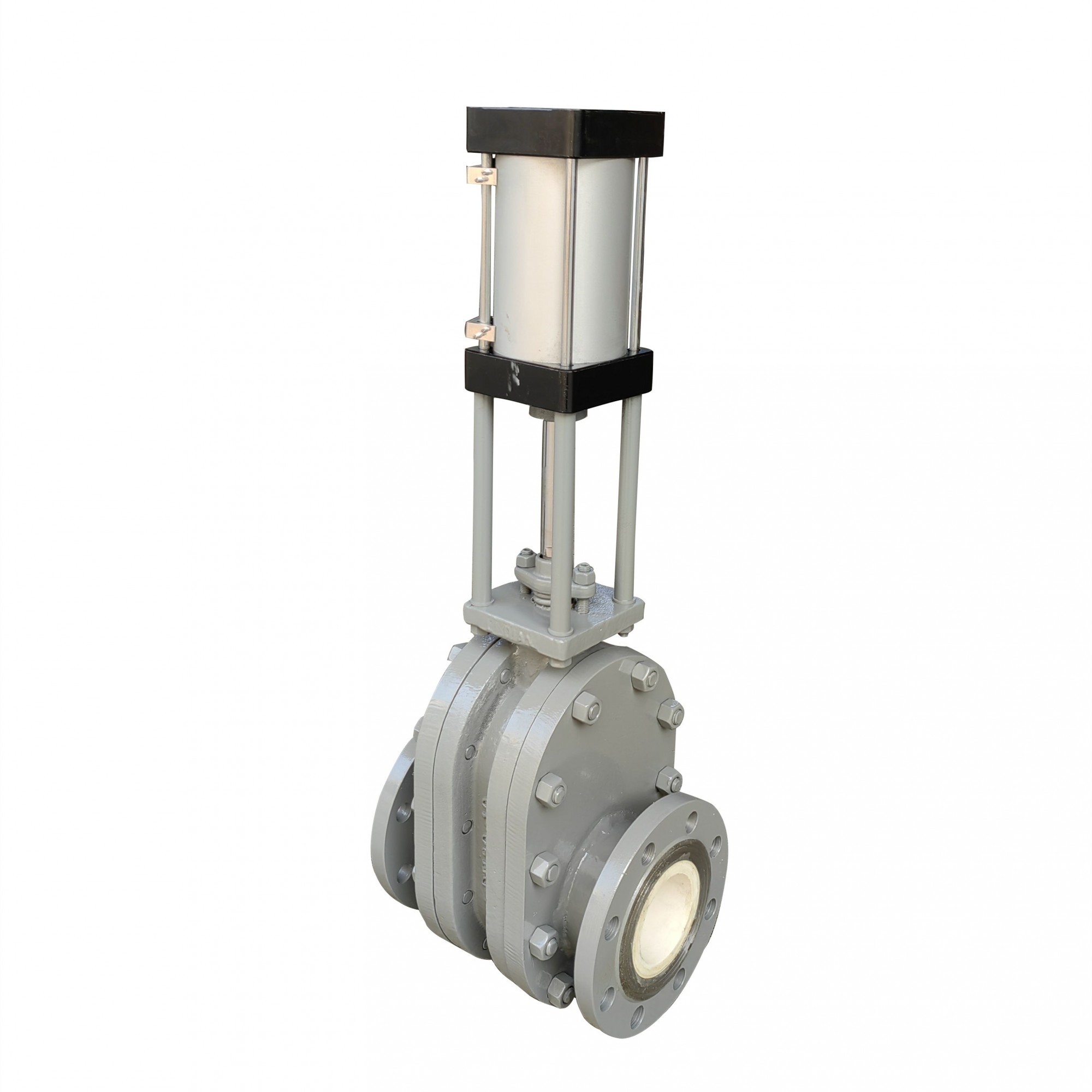 Anticorrosive Ceramics Valve, A216 WCB, DN80, PN16, RF