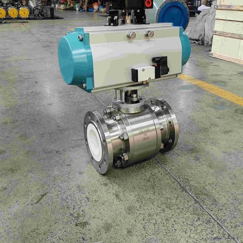 ASTM A182 F304 Ceramic Ball Valve, DN100, PN16, RF