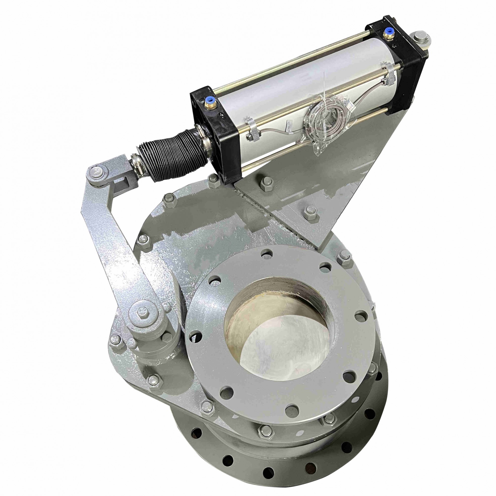 ASTM A216 WCB Rotary Valve, DN80, PN10, A216 WCB, RF