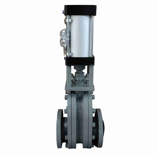 ASTM A216 WCB Ceramic Valve, DN100, PN10, ASME B16.34, RF