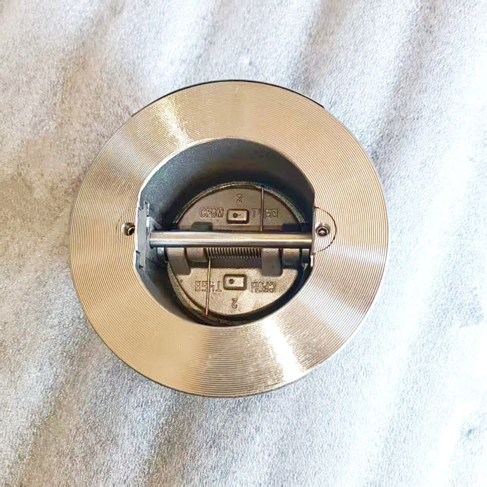 API 594 Dual Plate Check Valve, CF3M, 2 Inch, 150 LB, Wafer