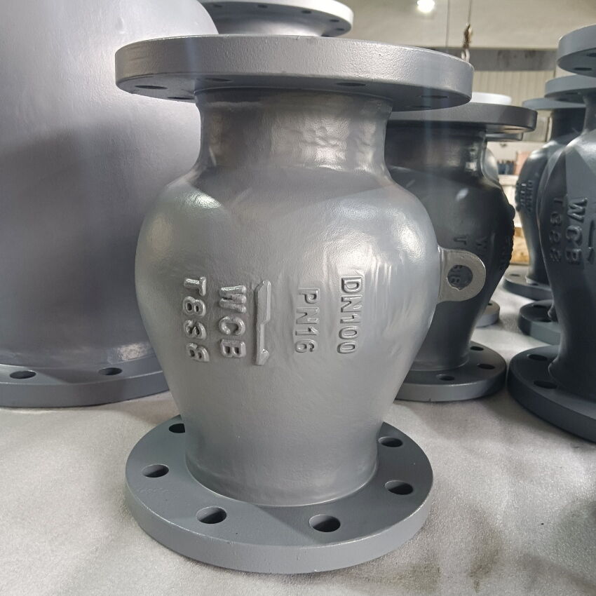 API 6D Axial Check Valve, ASTM A216 WCB, DN100, PN16