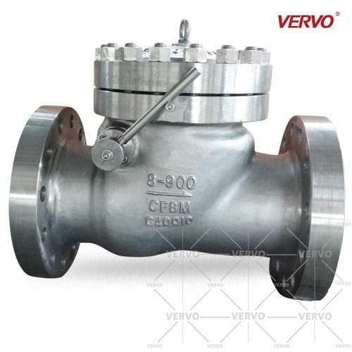 API 6D, BS 1868 Swing Check Valve, A351 CF8M, 8 IN, 900 LB