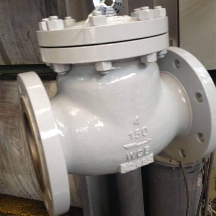 ASTM A216 WCB Swing Check Valve, API 600, 4 Inch, 150 LB, RF