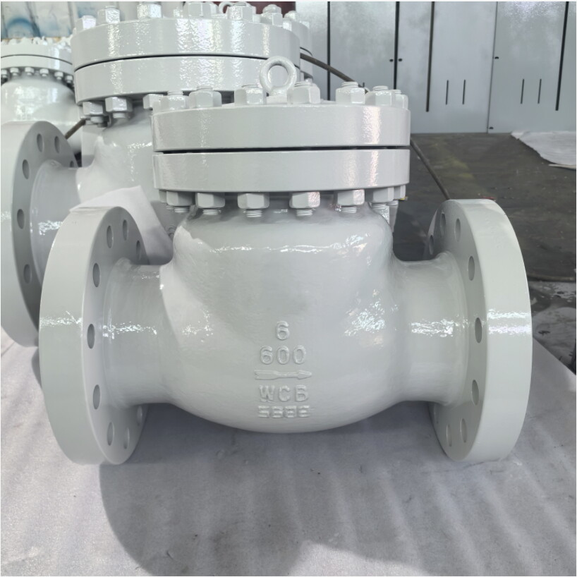 BS 1868 Swing Check Valve, ASTM A216 WCB, 6 Inch, 600 LB, RF
